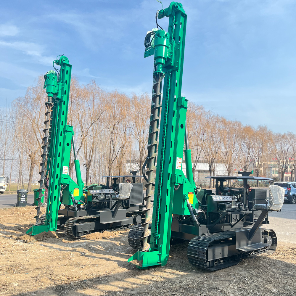 PV390 عرض كامل لماكينة الخوازيق الكهروضوئية