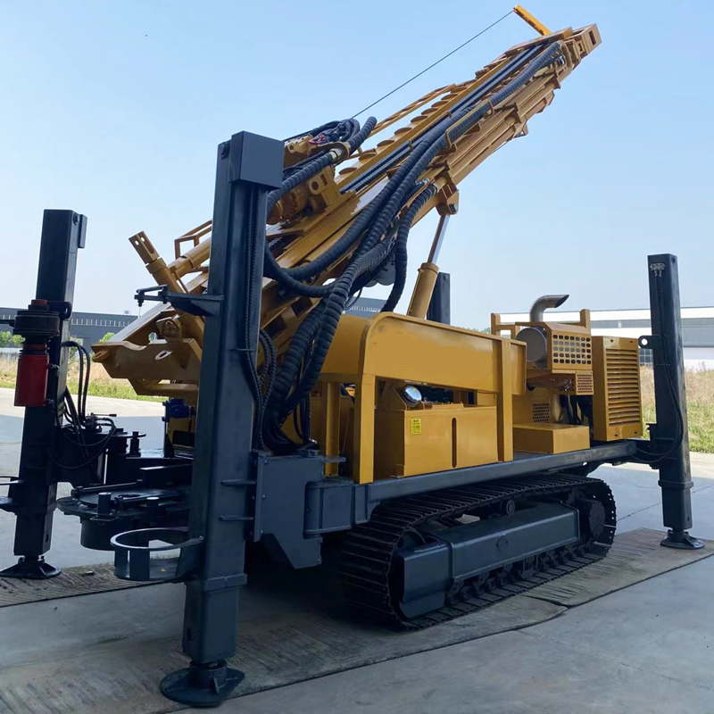تفاصيل الهيكل المجنزرة لحفارة الآبار العميقة 600 متر WR600S